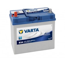 VARTA BLUE B34 45Ah 12V 330A +-, 238mm x 129mm x 227mm